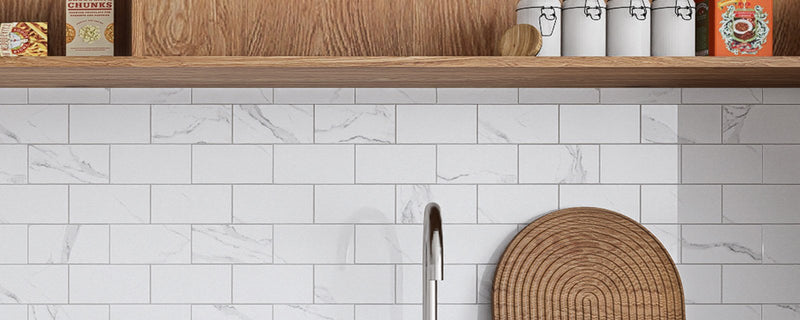 Small Kitchen Backsplash Ideas with Peel and Stick Tile