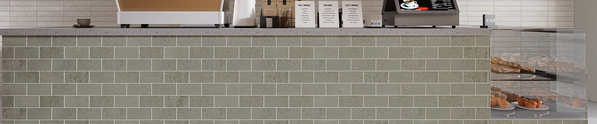 Matte subway peel and stick backsplash tiles with a soft low-sheen finish for clean wall upgrades